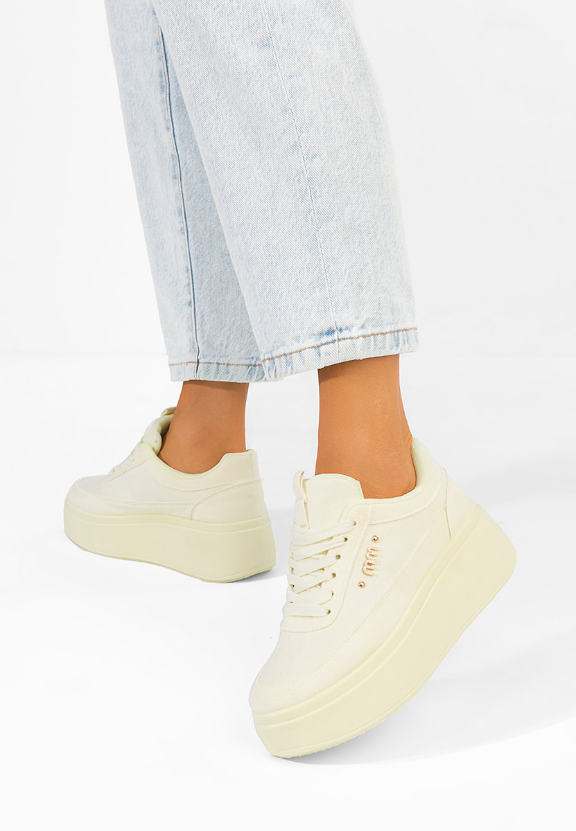 Sneakers με πλατφόρμα Misheya Κιντρινο