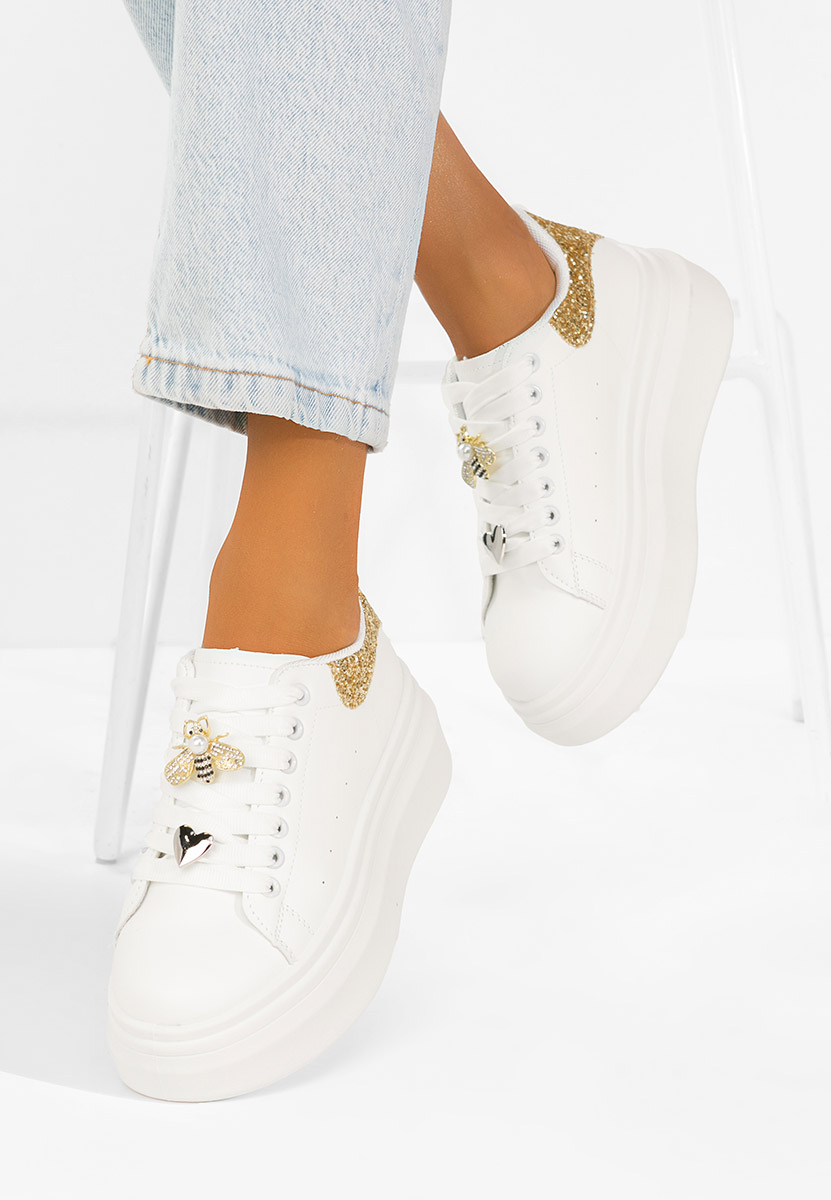 Sneakers με πλατφόρμα Medelia V2 λευκά