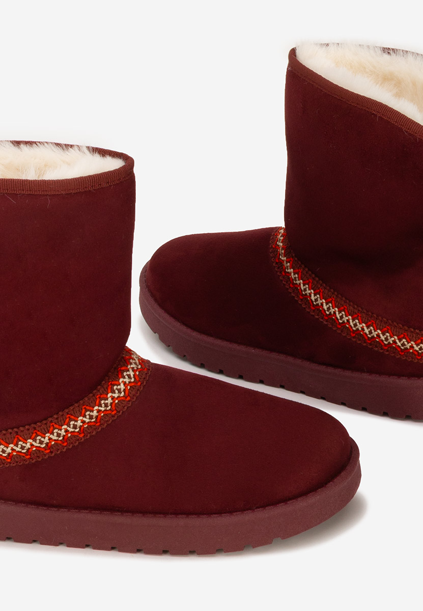 Μπότες τύπου UGG Alura μπορντό