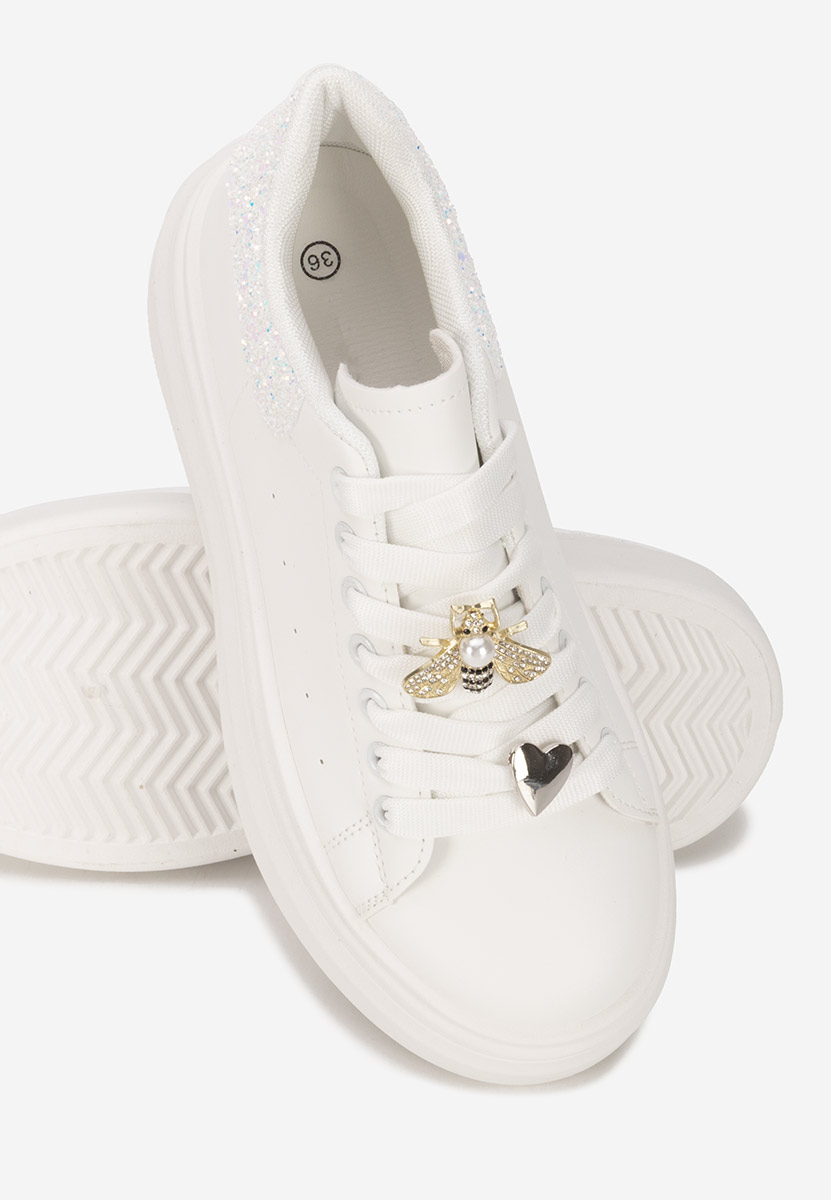 Sneakers με πλατφόρμα Medelia λευκά