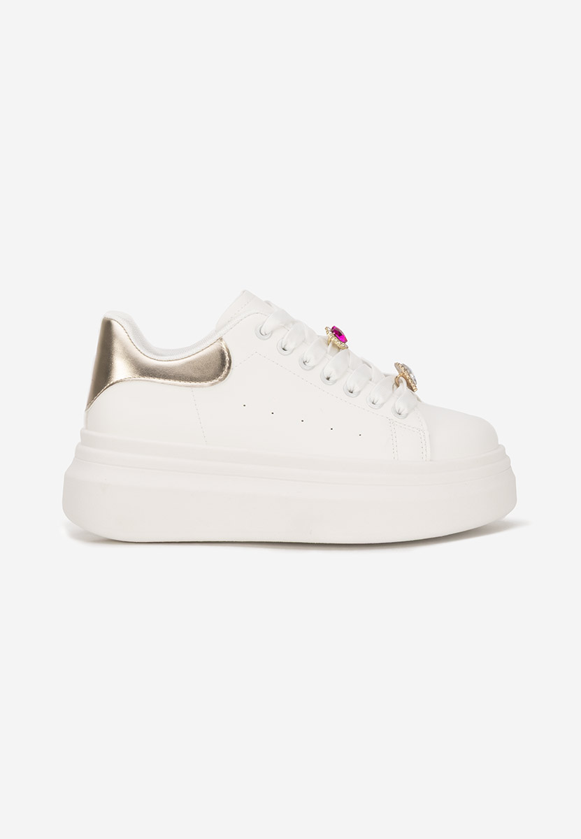 Sneakers με πλατφόρμα Delaina V3 λευκά