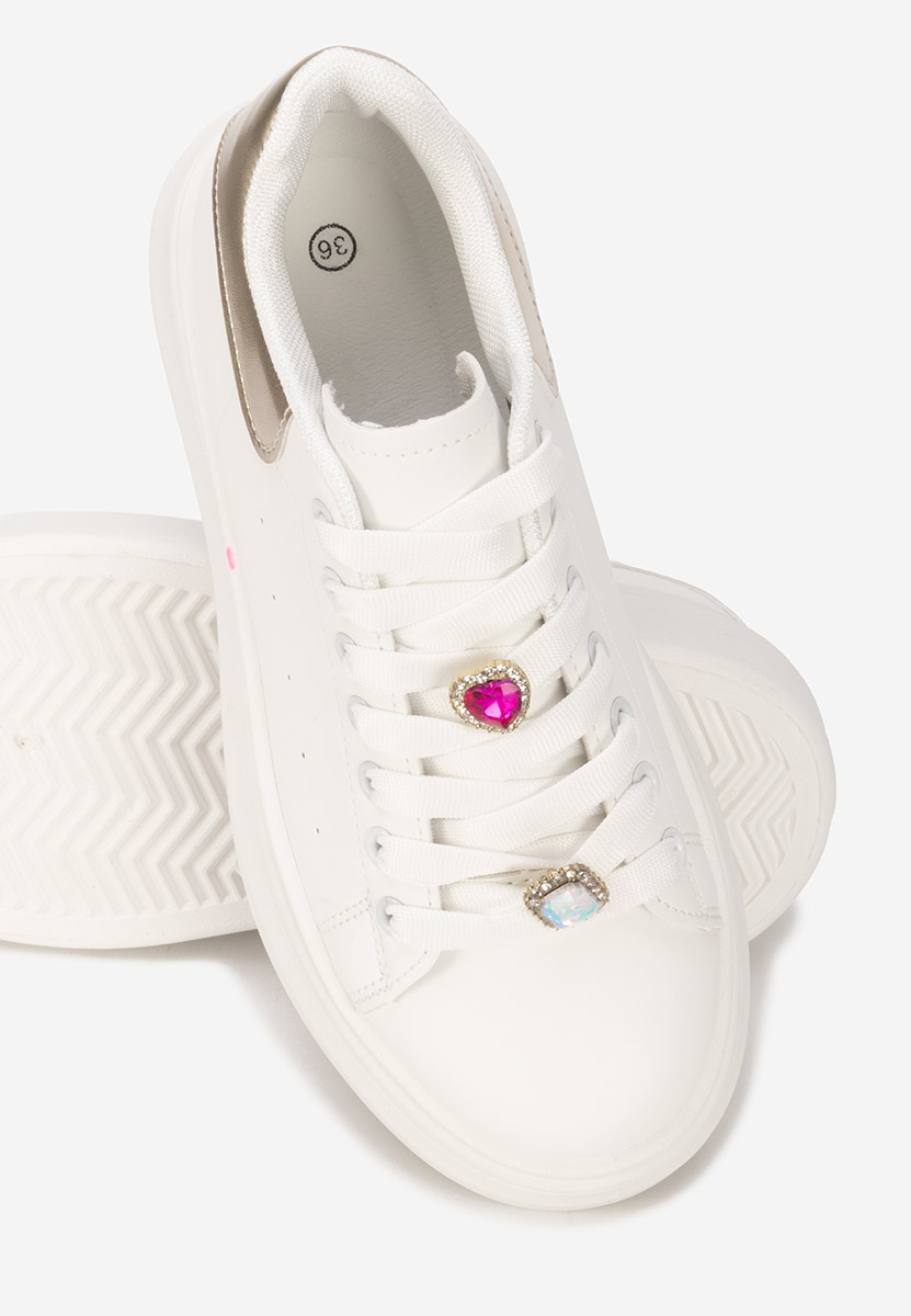 Sneakers με πλατφόρμα Delaina V3 λευκά