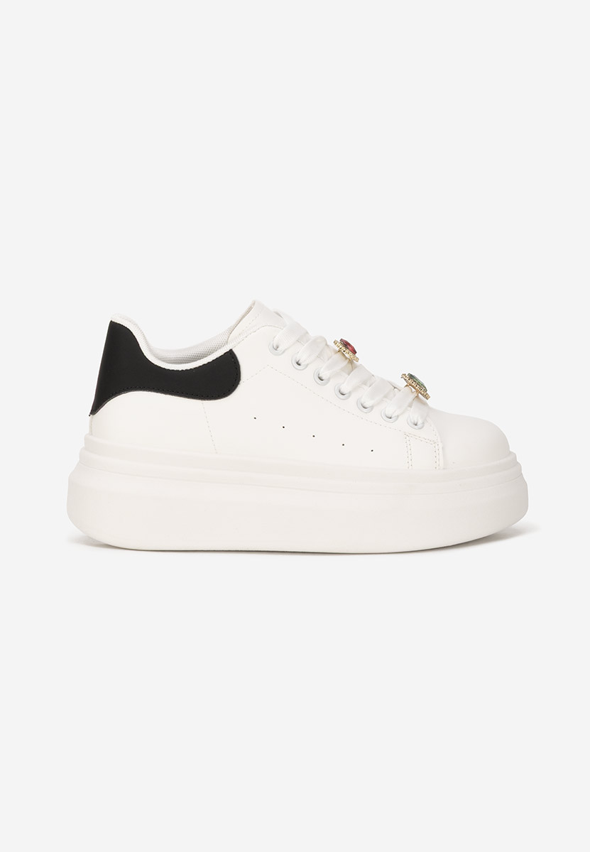 Sneakers με πλατφόρμα Delaina V4 λευκά