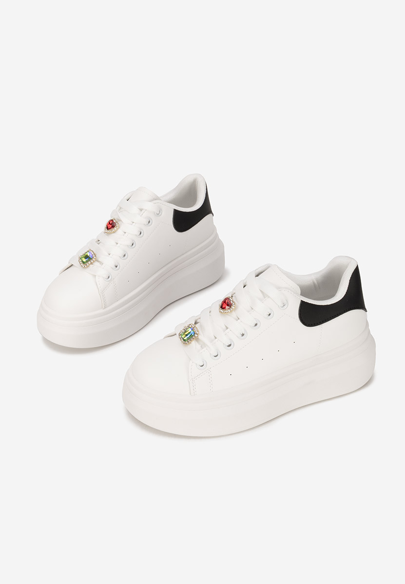 Sneakers με πλατφόρμα Delaina V4 λευκά