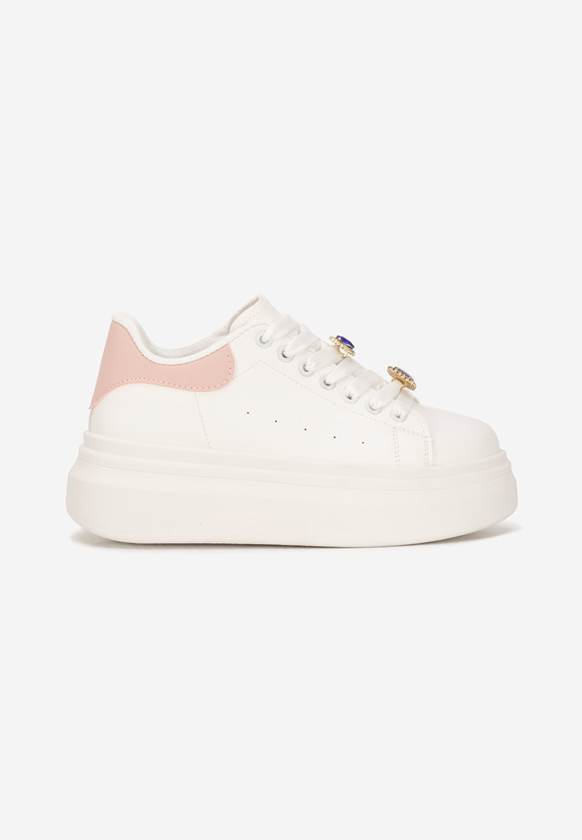 Sneakers με πλατφόρμα Delaina V2 λευκά
