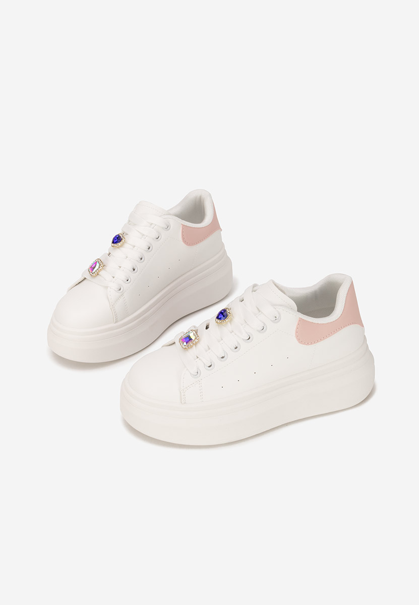 Sneakers με πλατφόρμα Delaina V2 λευκά