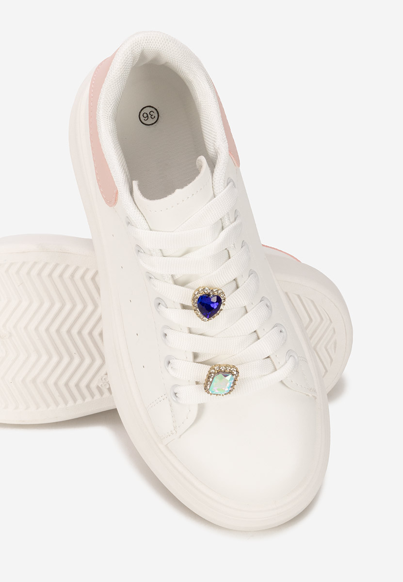Sneakers με πλατφόρμα Delaina V2 λευκά