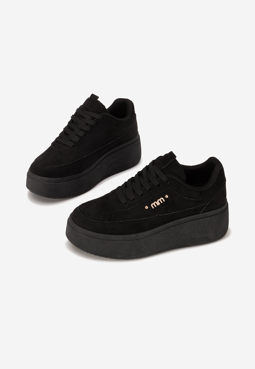 Sneakers με πλατφόρμα Misheya μαύρα