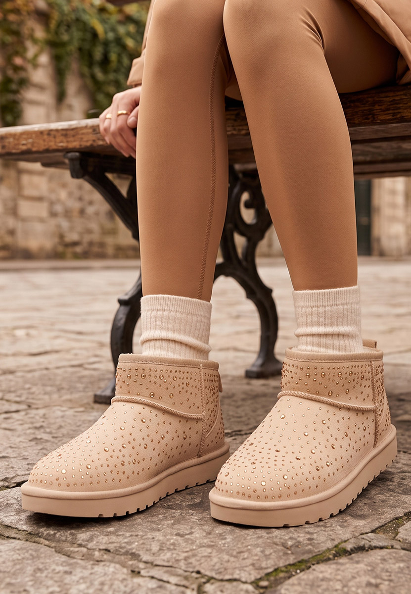 Μπότες τύπου UGG Alkia μπεζ