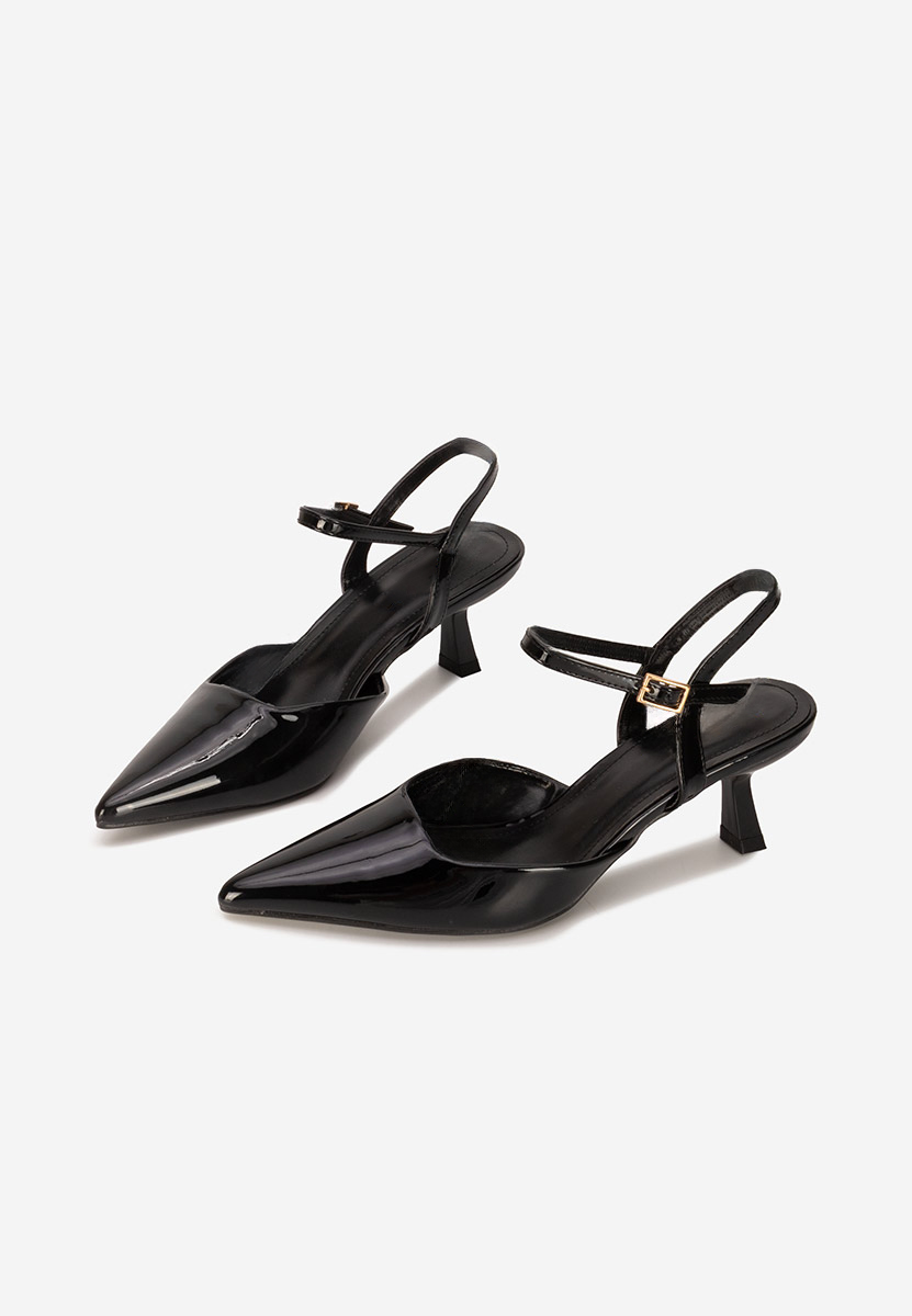 Γόβες slingback Damarisa μαύρα