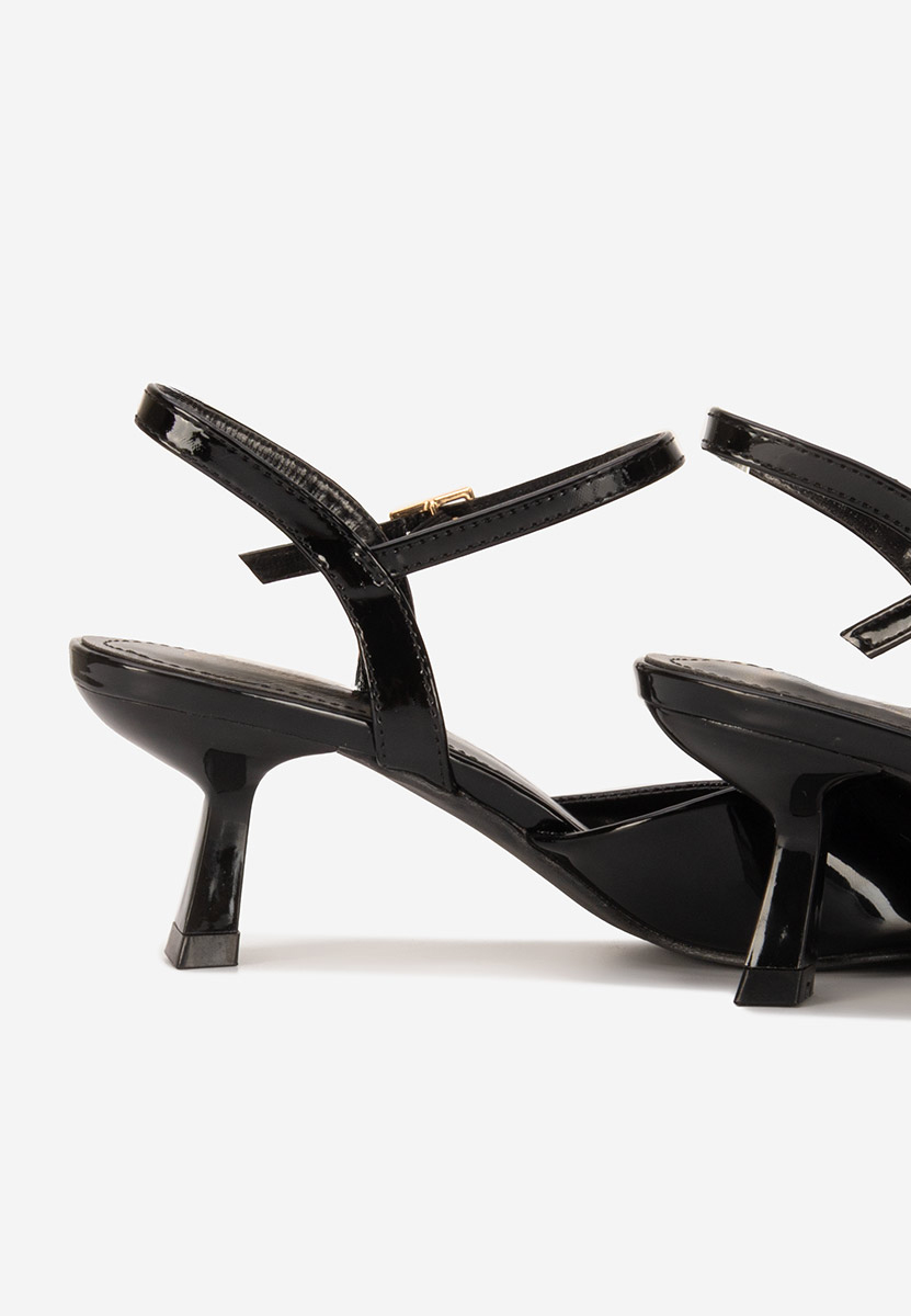 Γόβες slingback Damarisa μαύρα