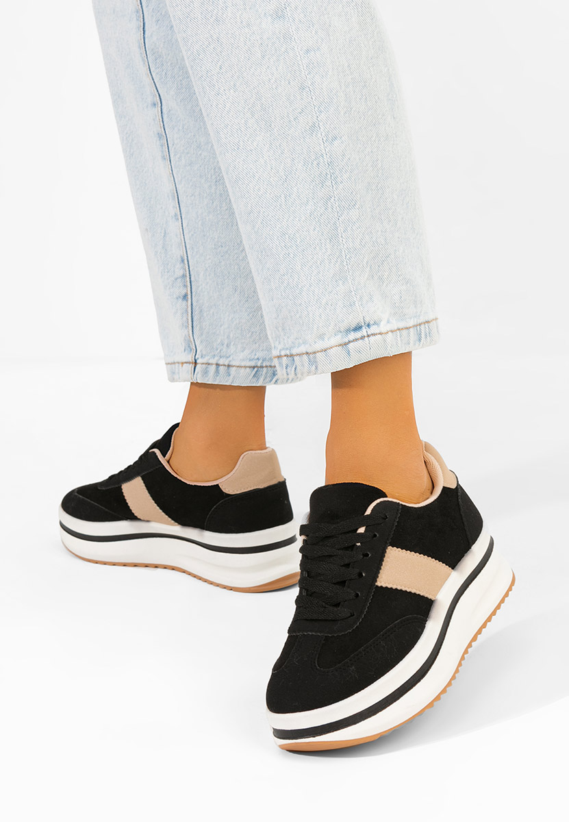 Sneakers με πλατφόρμα Zashia μαύρα