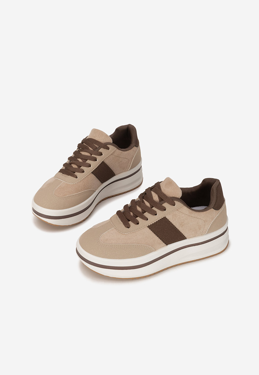 Sneakers με πλατφόρμα Zashia μπεζ
