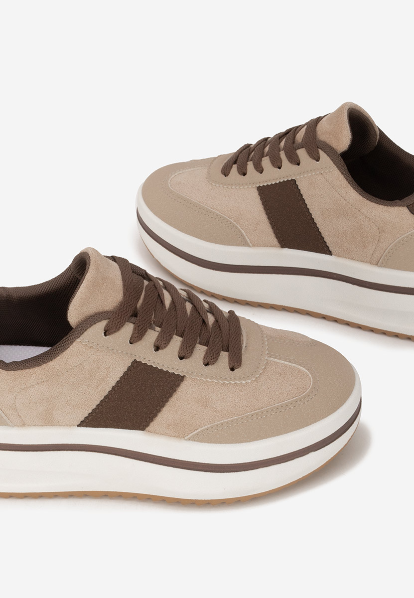 Sneakers με πλατφόρμα Zashia μπεζ