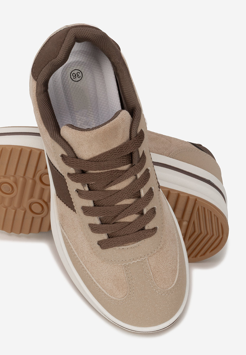 Sneakers με πλατφόρμα Zashia μπεζ
