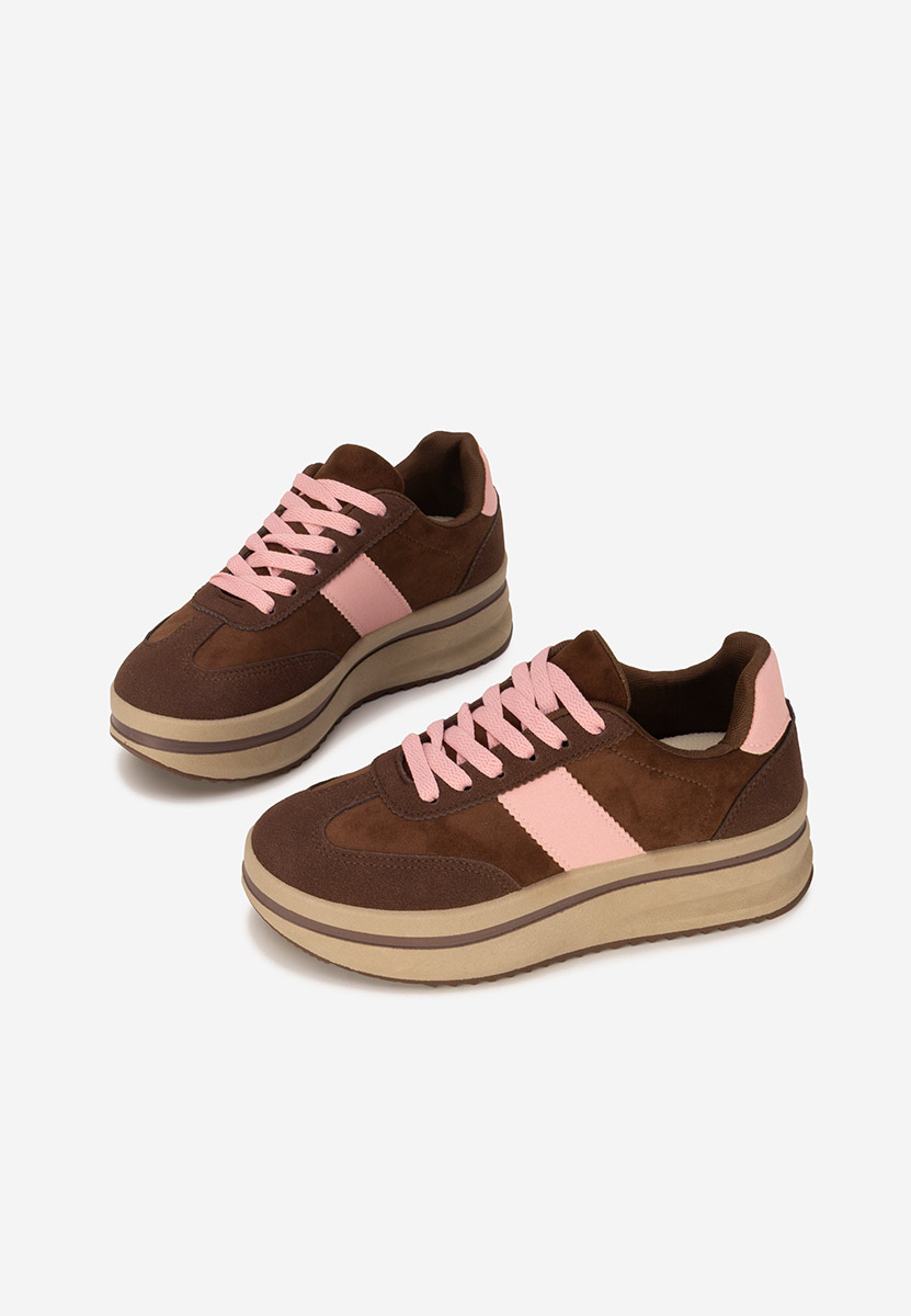 Sneakers με πλατφόρμα Zashia V2 καφε