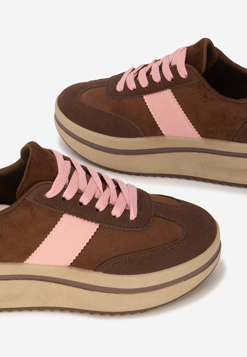 Sneakers με πλατφόρμα Zashia V2 καφε