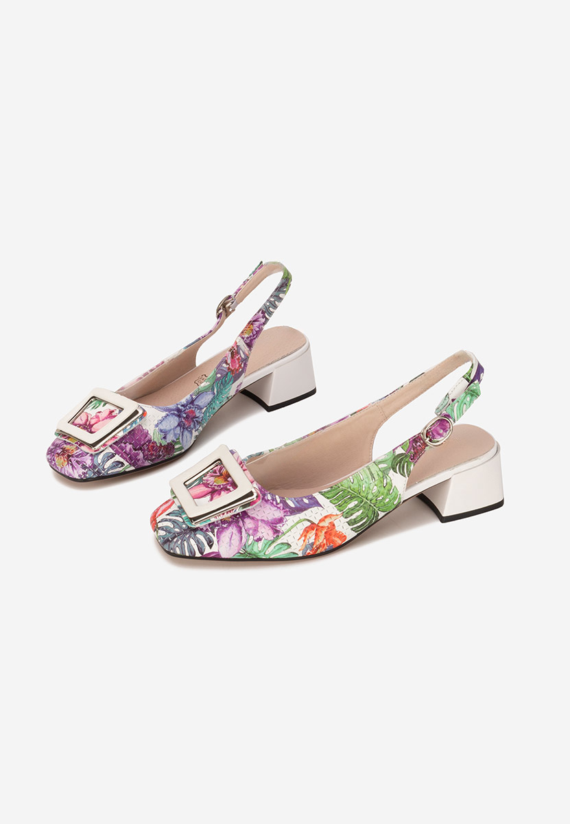 Γόβες slingback Belindia ροζ