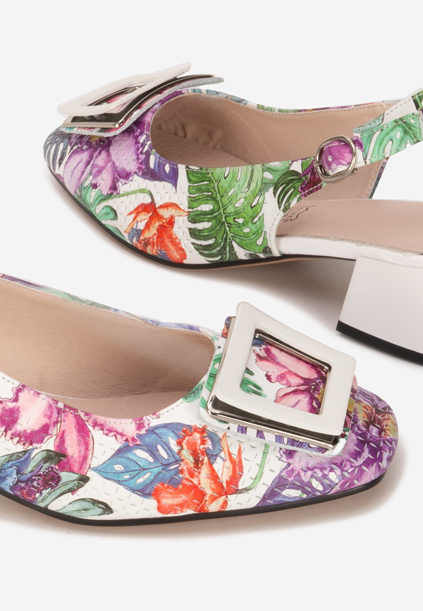 Γόβες slingback Belindia ροζ
