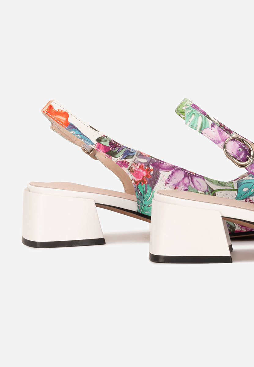 Γόβες slingback Belindia ροζ