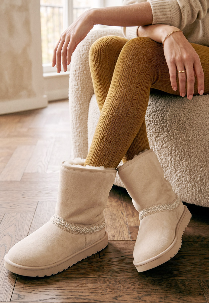 Μπότες τύπου UGG Alura μπεζ