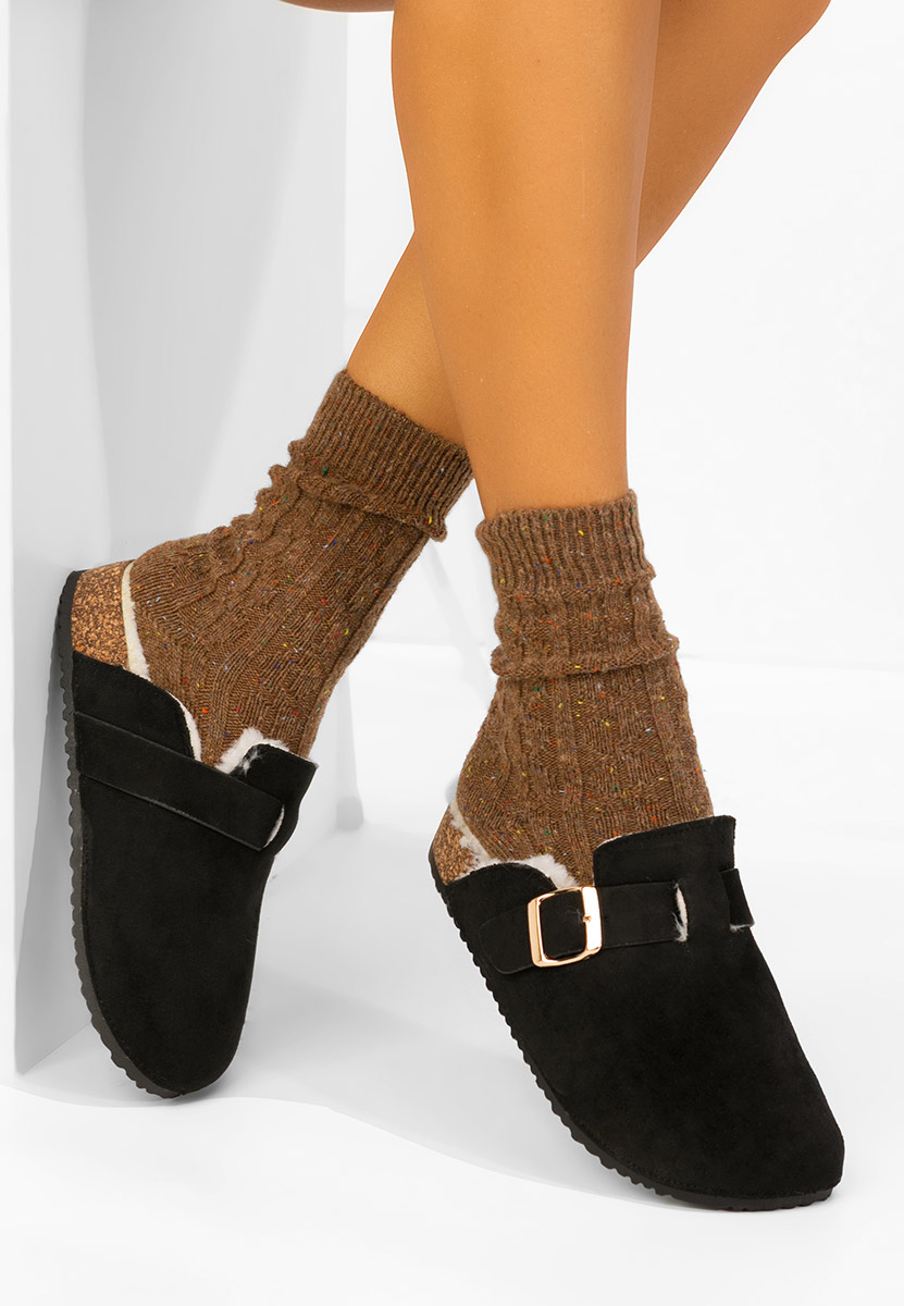 Mules γυναικεια Danzella μαύρα