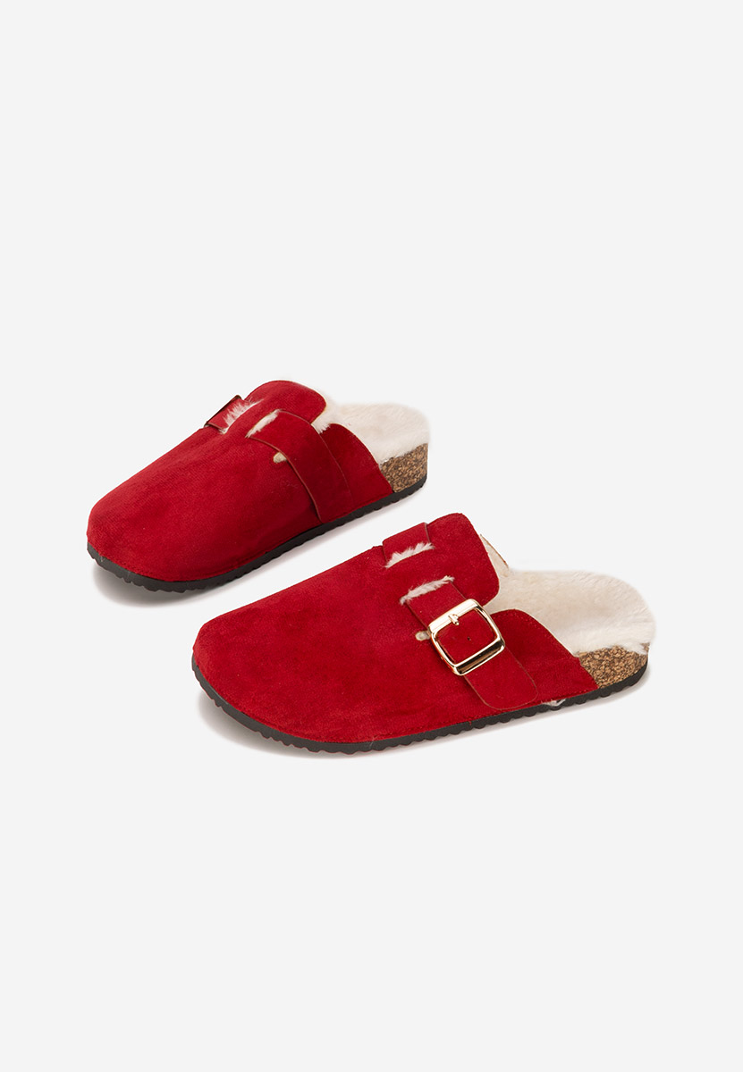 Mules γυναικεια Danzella κοκκινο