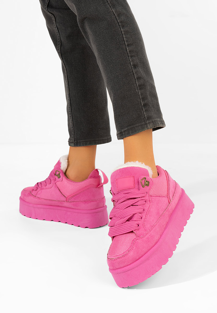 Sneakers με πλατφόρμα Isariel φούξια