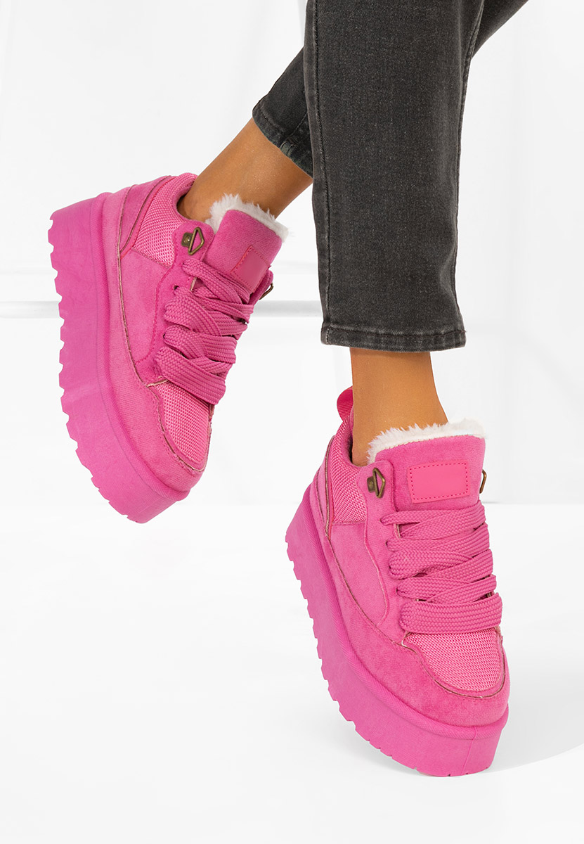 Sneakers με πλατφόρμα Isariel φούξια
