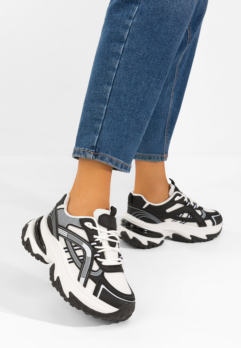 Sneakers με πλατφόρμα Jarina μαύρα