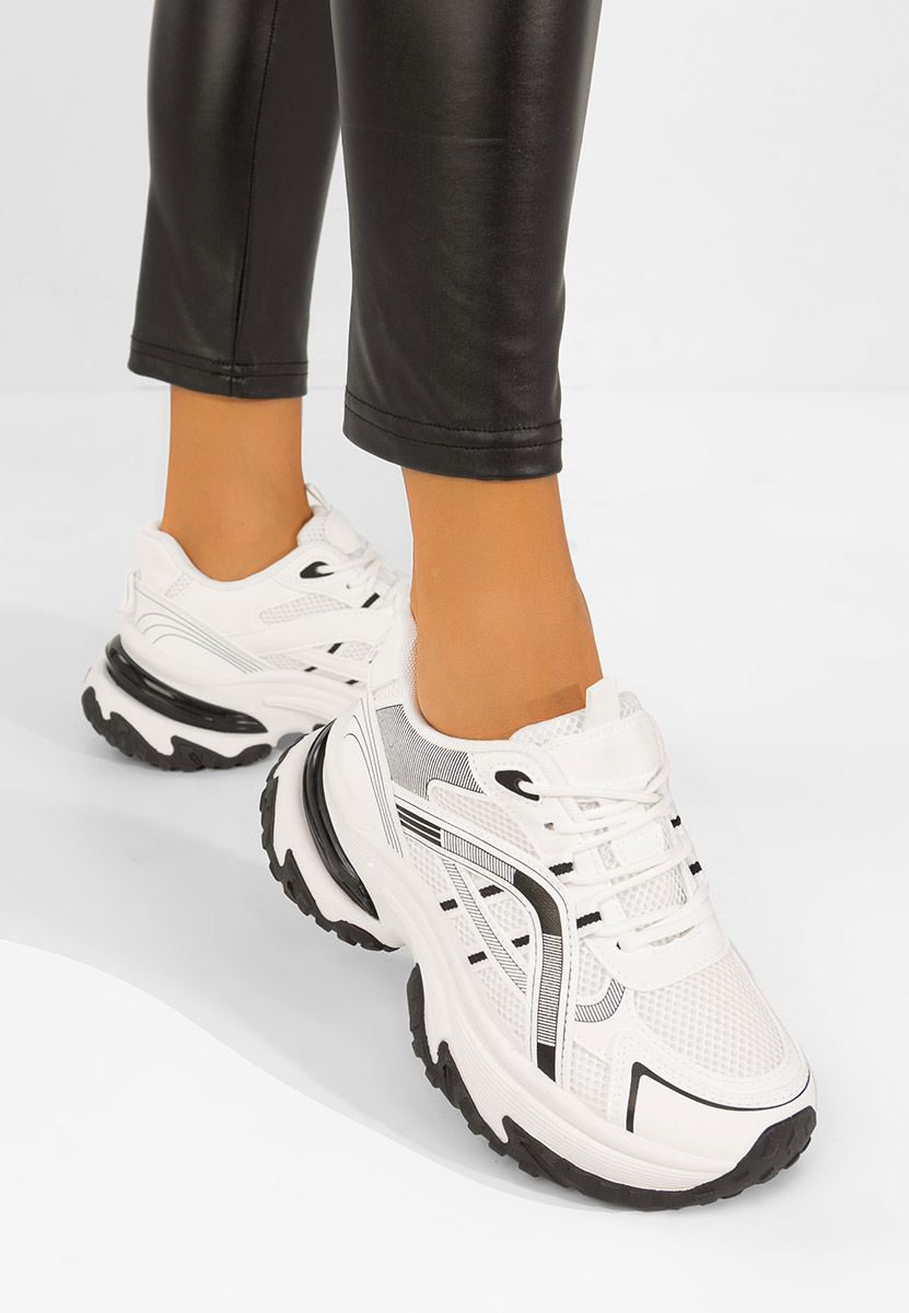 Sneakers με πλατφόρμα Jarina λευκά