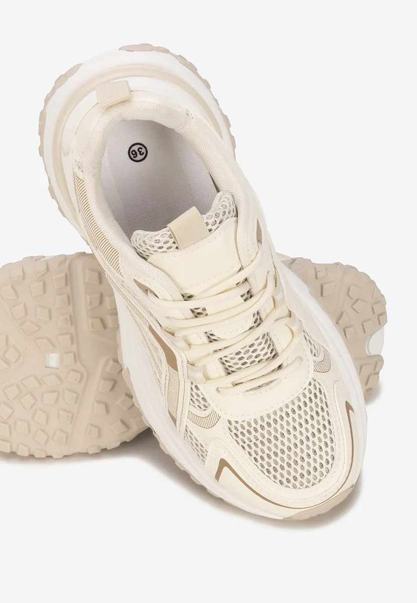 Sneakers με πλατφόρμα Jarina μπεζ