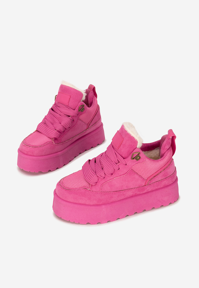 Sneakers με πλατφόρμα Isariel φούξια