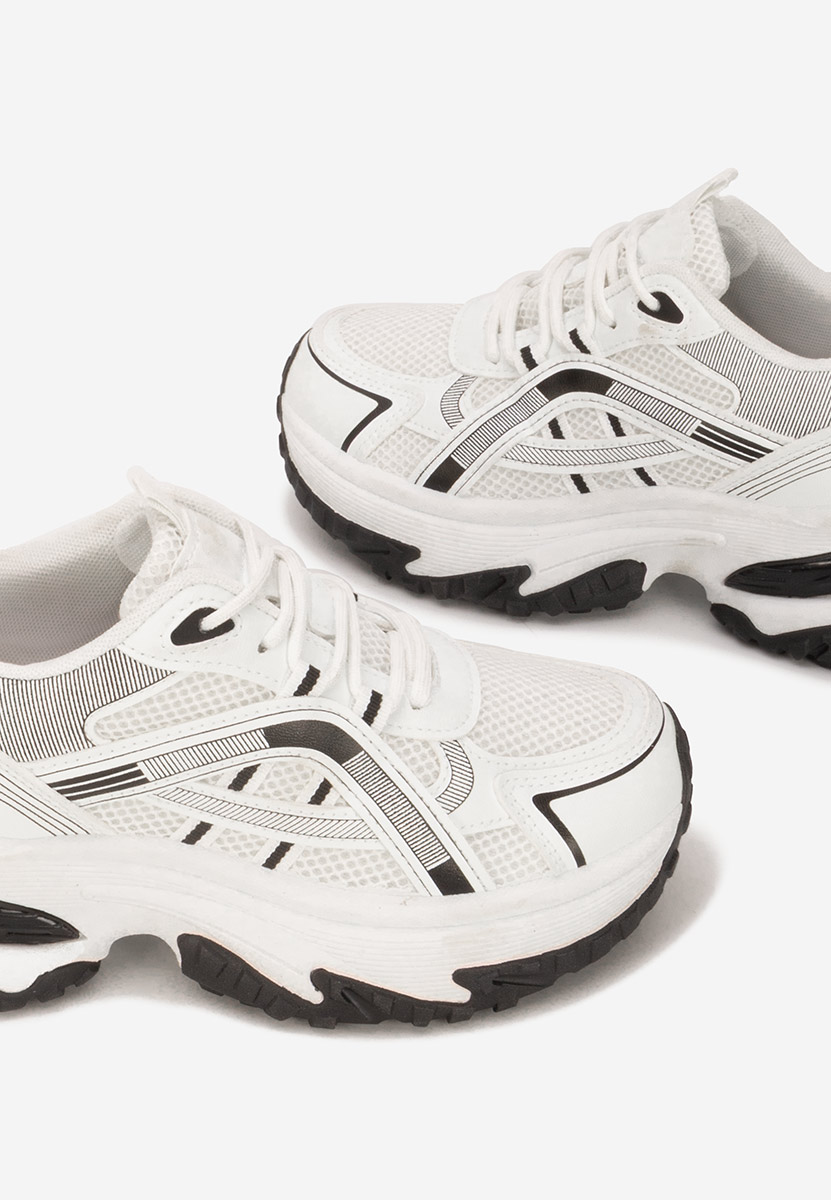 Sneakers με πλατφόρμα Jarina λευκά