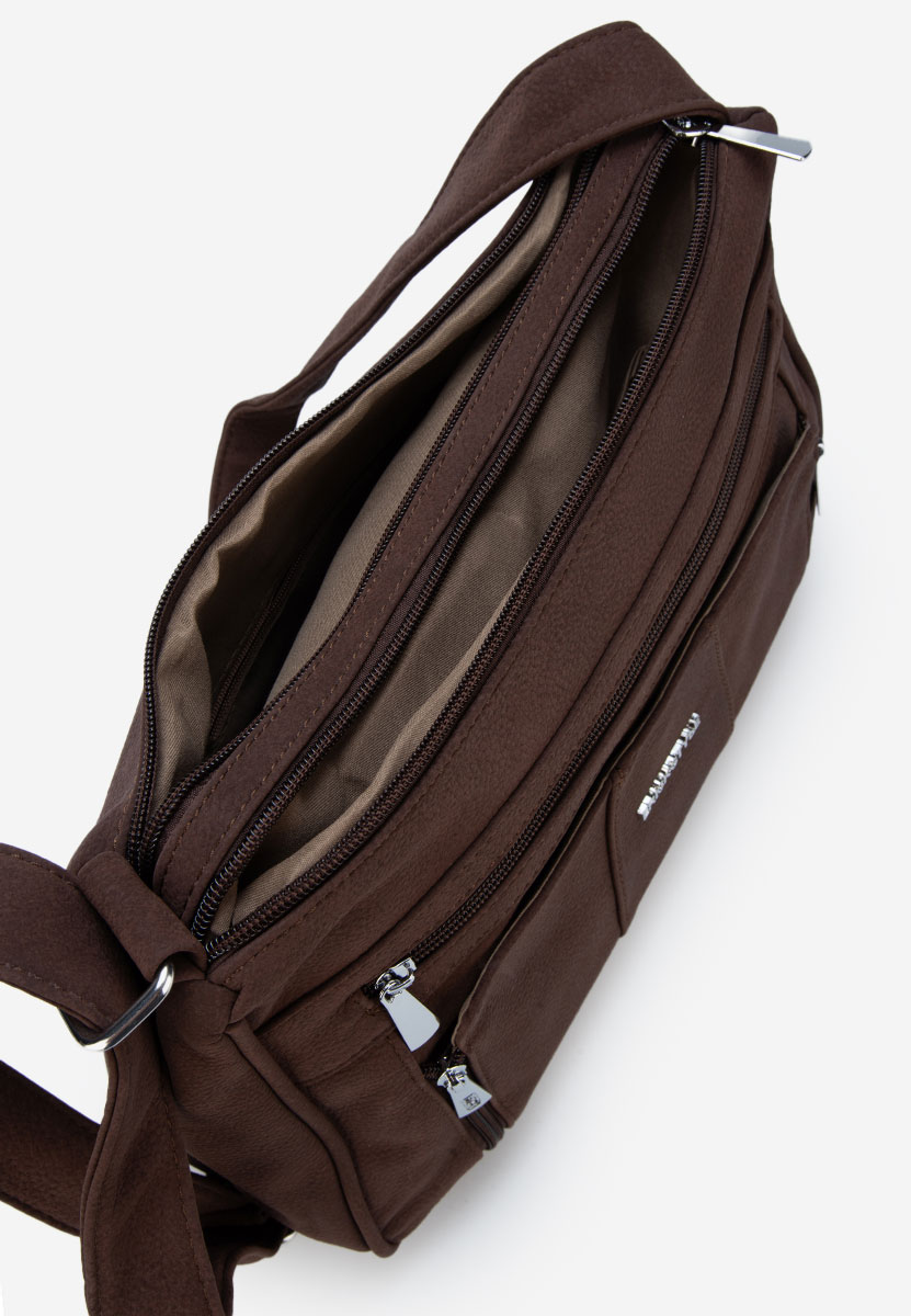 Γυναικείες τσάντες crossbody Senoria V3 καφέ