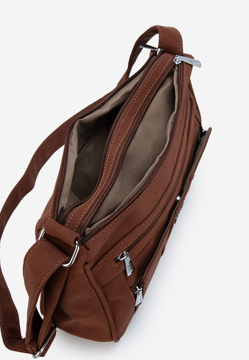 Γυναικείες τσάντες crossbody Senoria καφέ