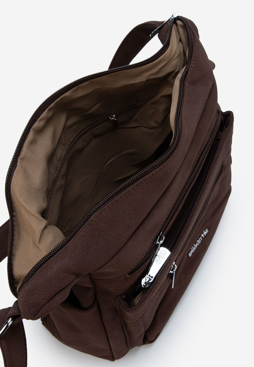 Γυναικείες τσάντες crossbody Mubleya V2 καφέ