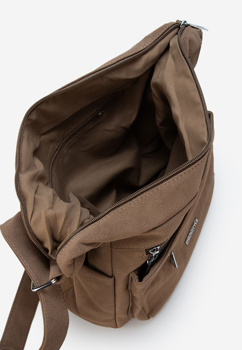 Γυναικείες τσάντες crossbody Mubleya V3 καφέ