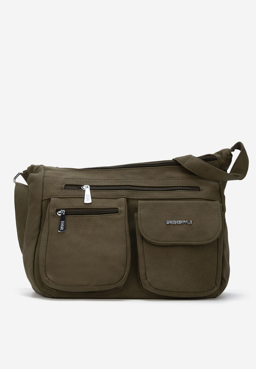 Τσάντα crossbody Rafaha πράσινη