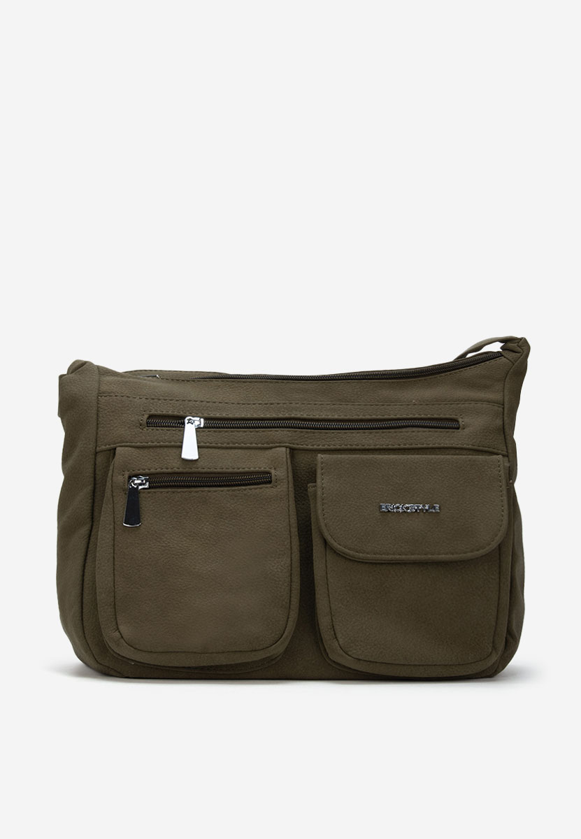 Τσάντα crossbody Rafaha πράσινη