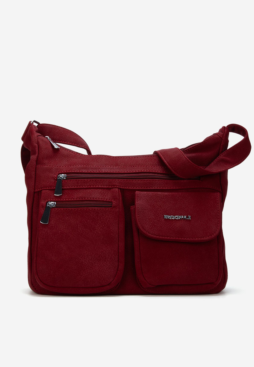 Τσάντα crossbody Rafaha μπορντό