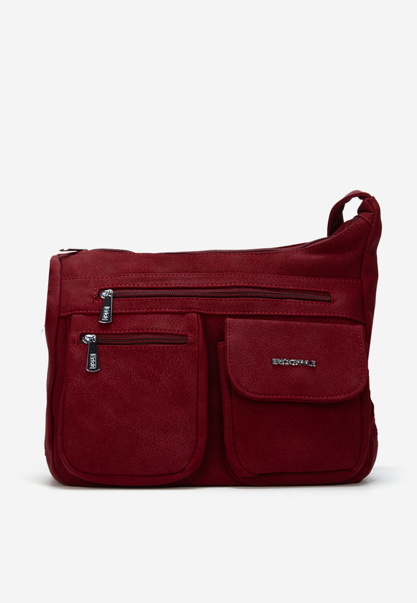 Τσάντα crossbody Rafaha μπορντό
