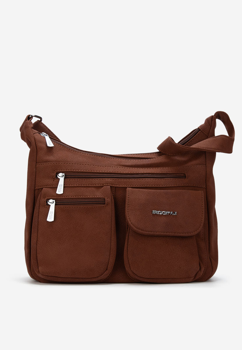 Τσάντα crossbody Rafaha καφέ