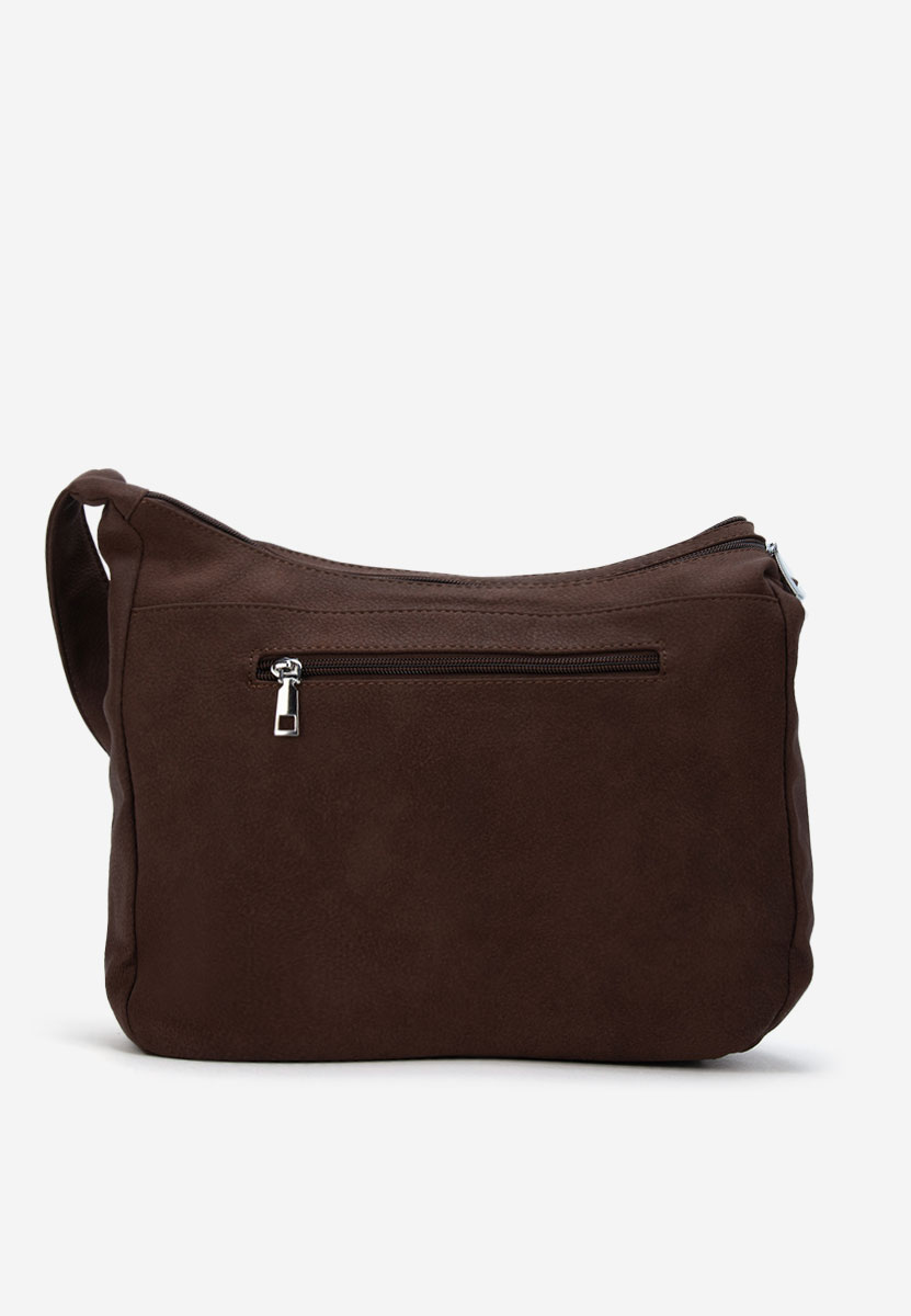 Τσάντα crossbody Rafaha V2 καφέ