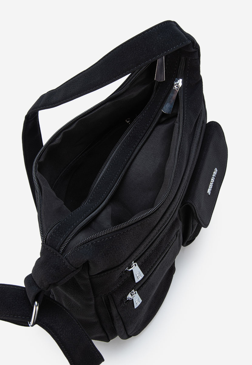 Τσάντα crossbody Rafaha μαύρη