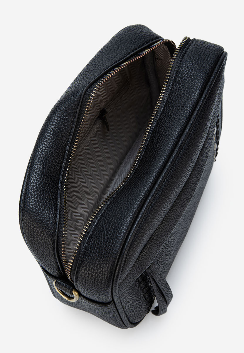 Τσάντα crossbody Alineea μαύρη