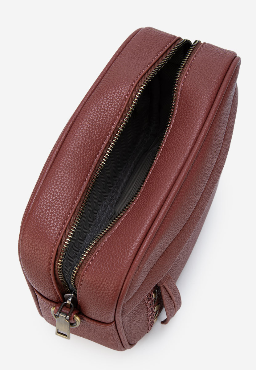 Τσάντα crossbody Alineea μπορντό
