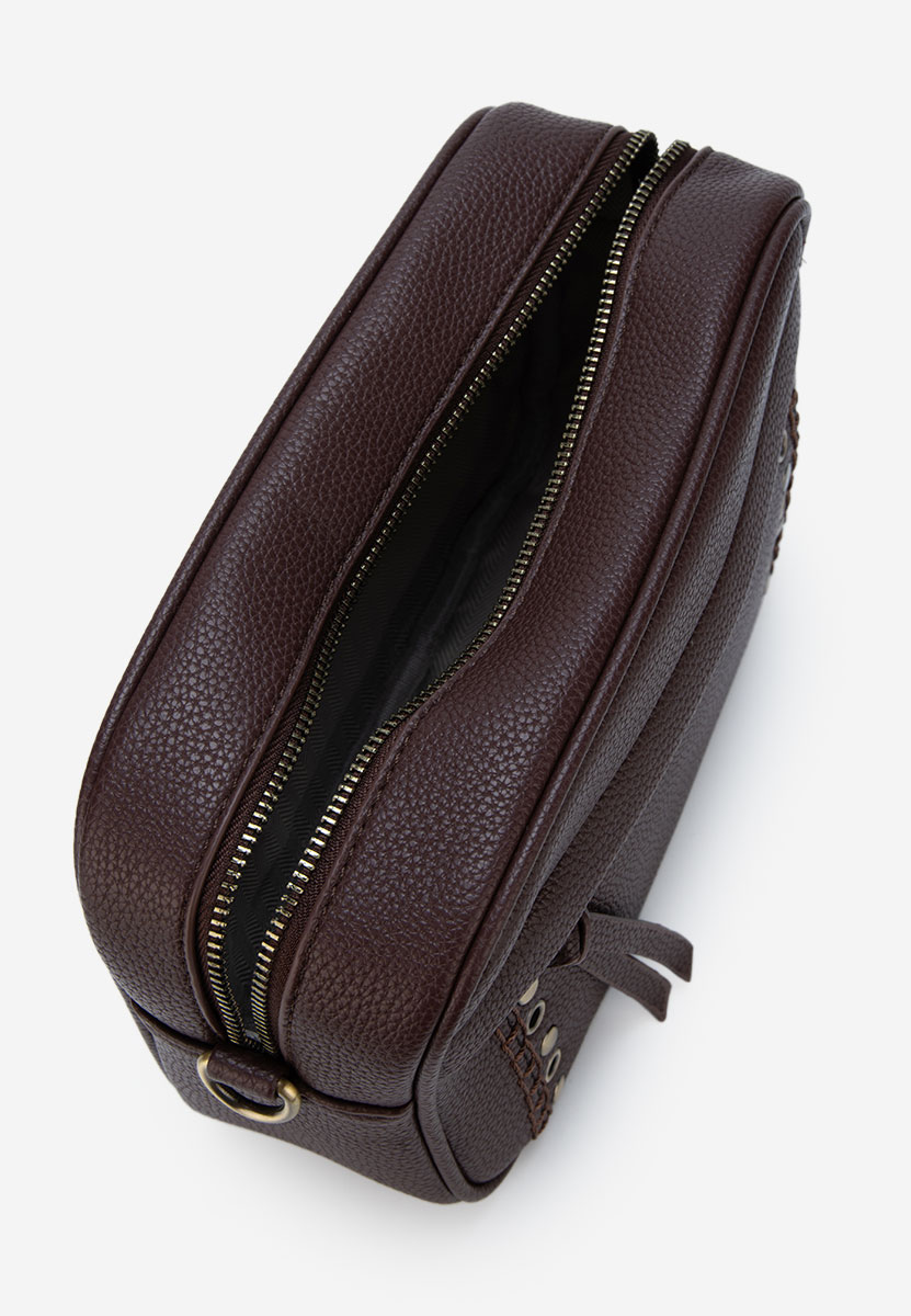 Τσάντα crossbody Alineea V3 καφέ