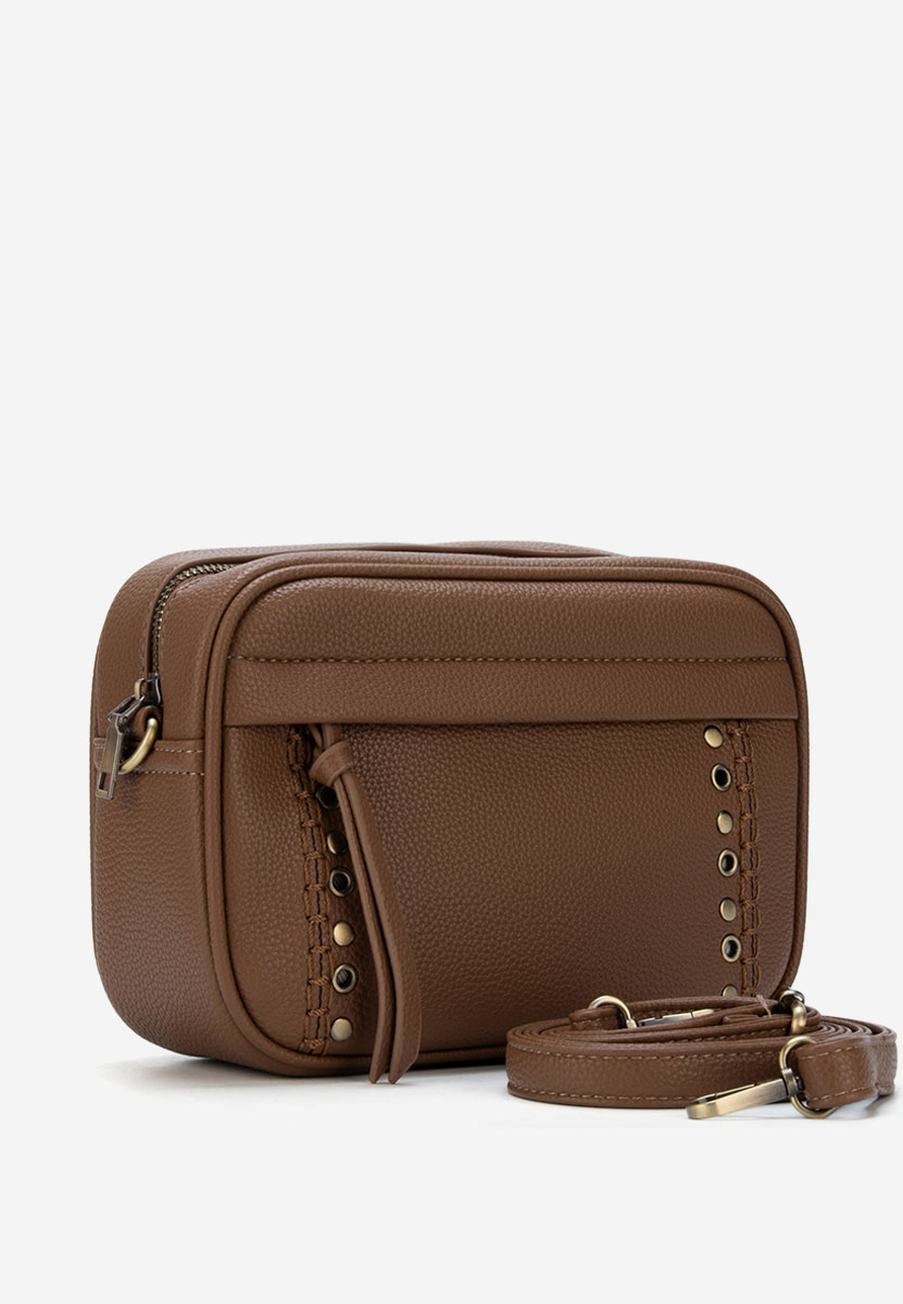 Τσάντα crossbody Alineea V2 καφέ