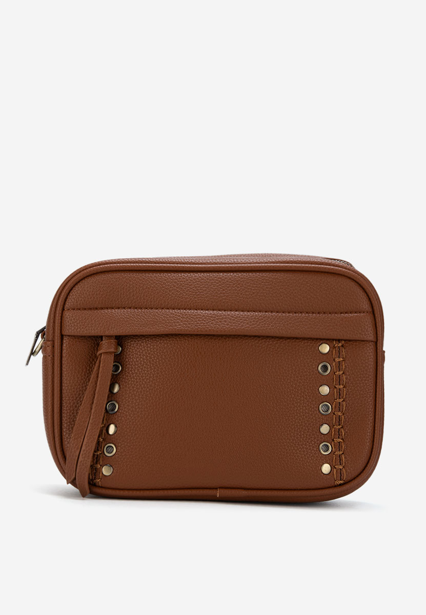 Τσάντα crossbody Alineea καφέ